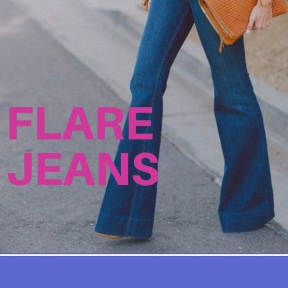 Denim - Flare and Wide Leg jeans Section
